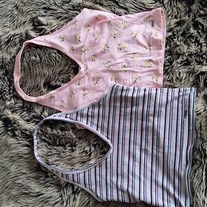 2 Hollister cropped halter tops